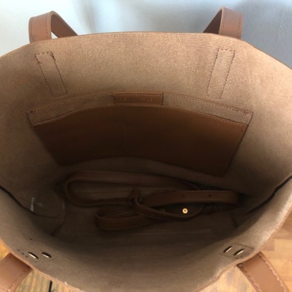 HENNY & LEV VEGAN LEATHER 2-IN-1 EVERYDAY TOTE - Picture 3 of 4